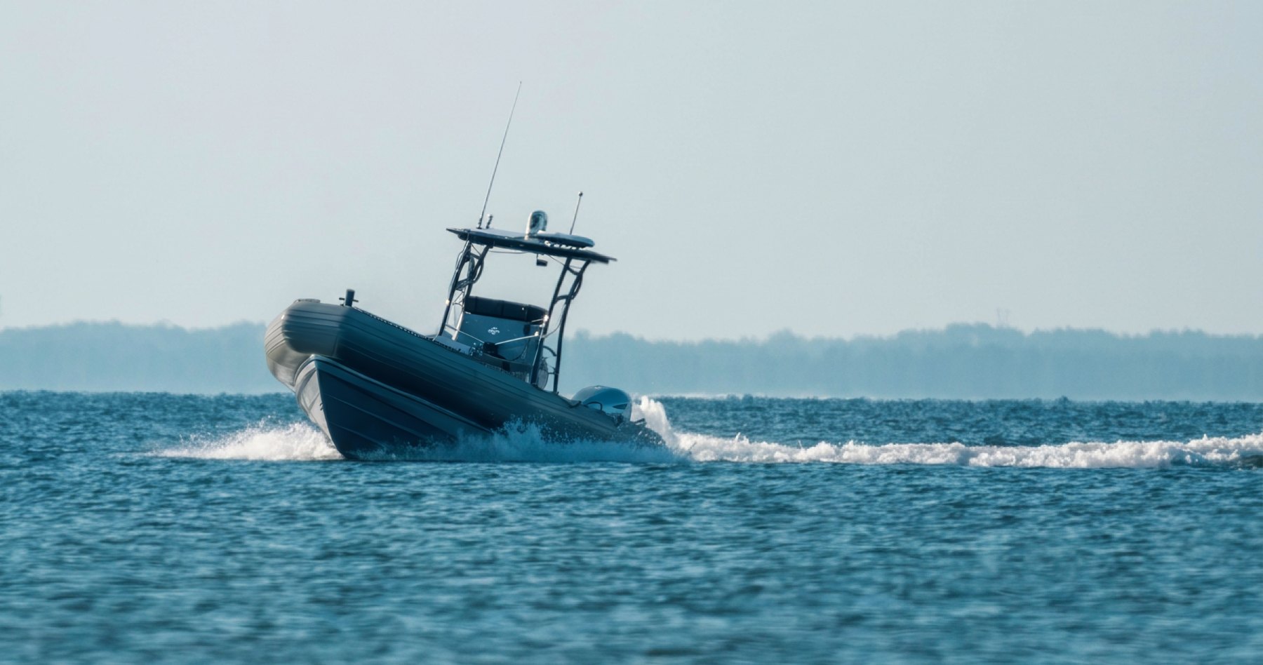 Blue Sky uncrewed surface vessel underway