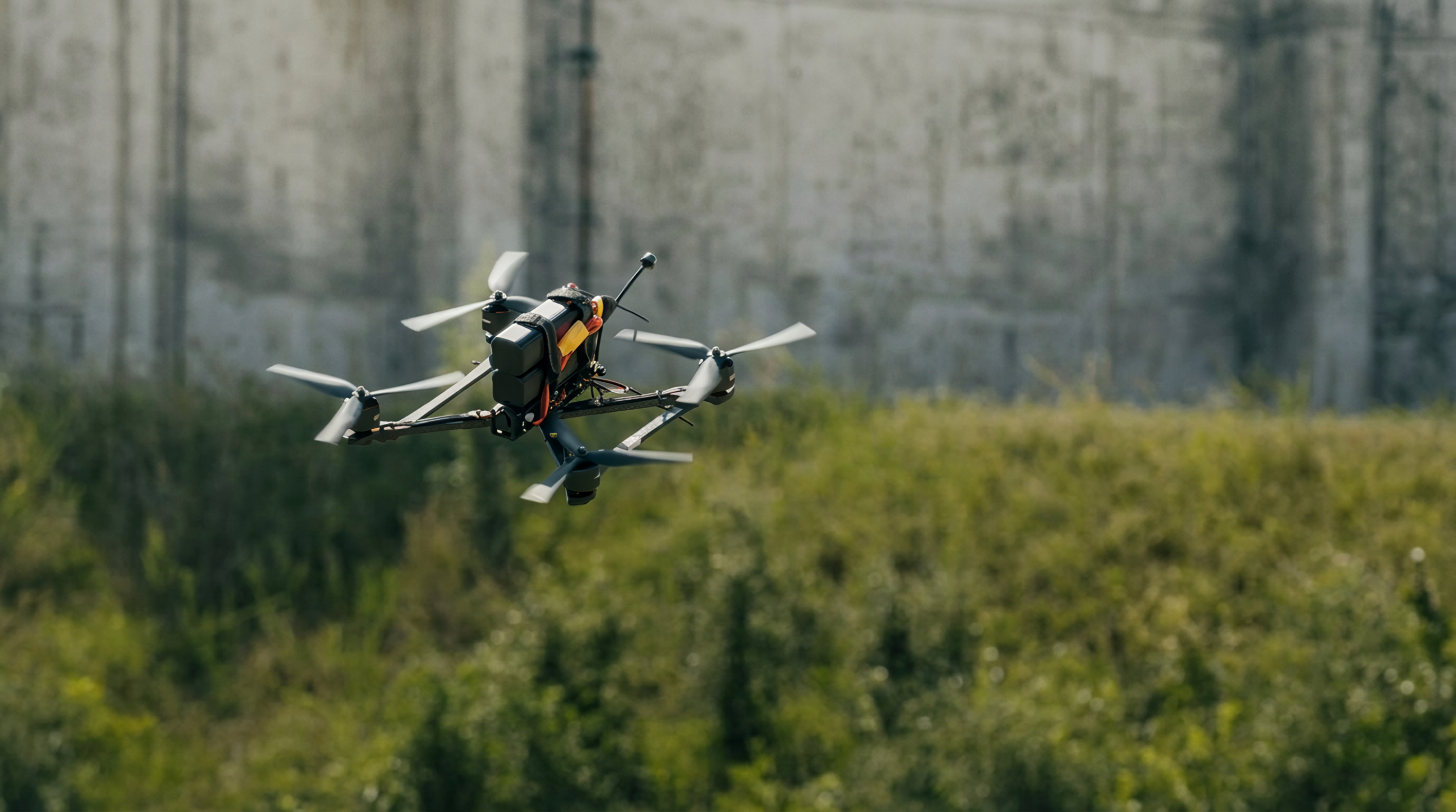 Matrix 10 in flight on a field patrol