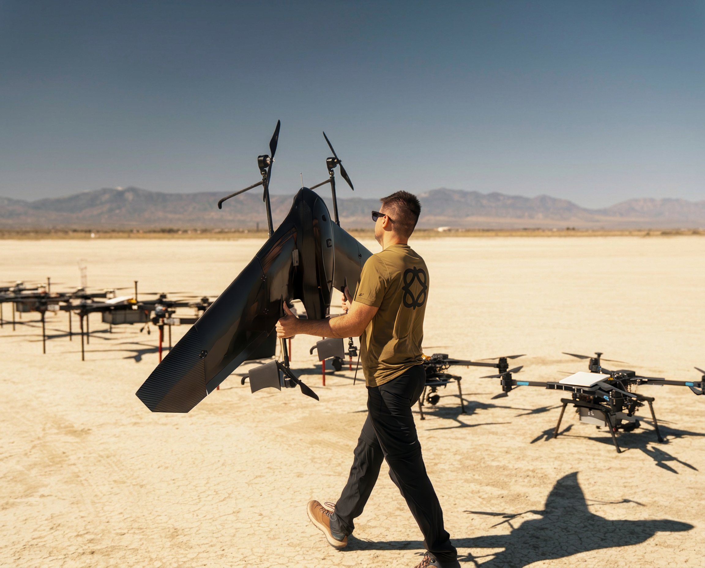 Reach fixed-wing VTOL airframe staged for launch