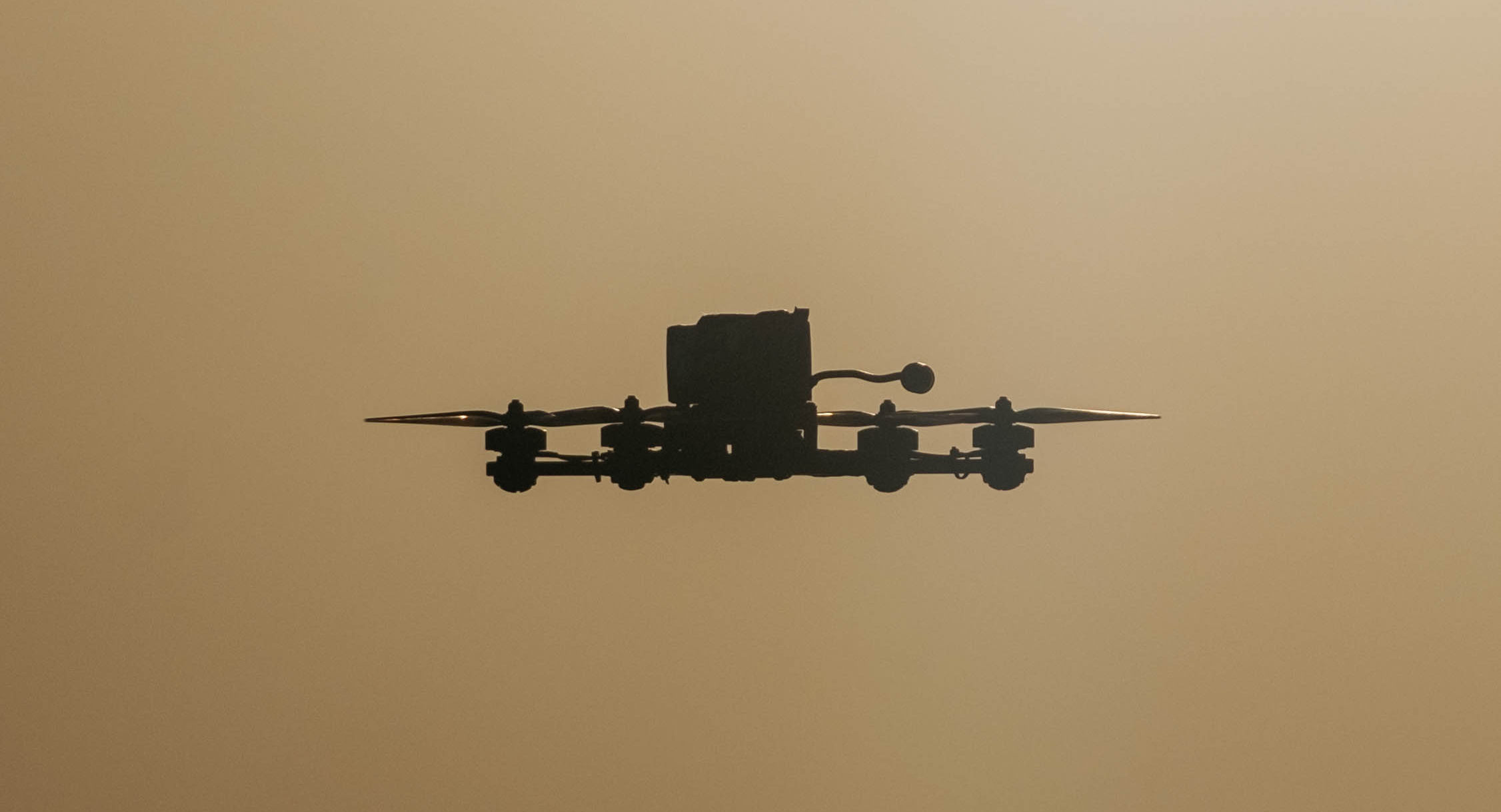 Matrix T in flight at dusk
